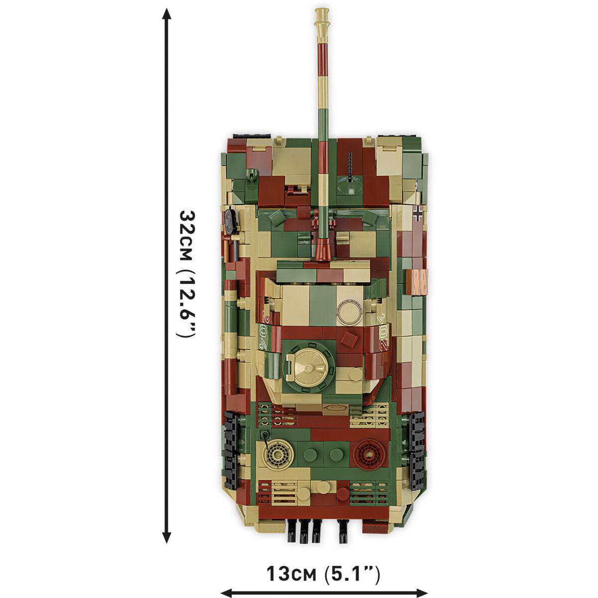 COBI Pz.Kpfw. V PANTHER Ausf. Un tanque: Conjunto #2654