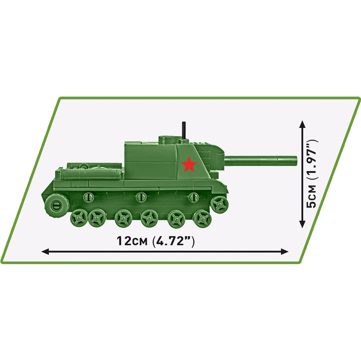COBI ISU 152 Tank 1:72 Scale: Set #3096
