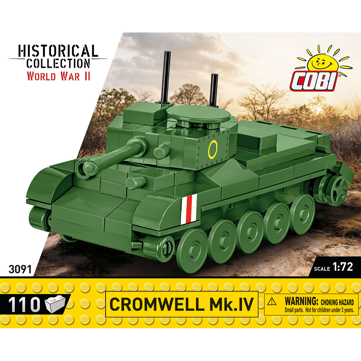 COBI Cromwell Mk. IV Tank 1:72 Scale: Set #3091