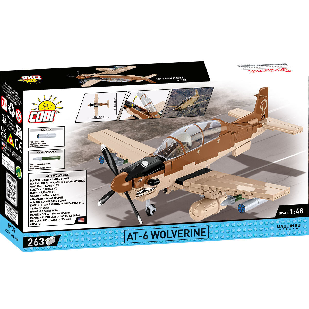 COBI Beechcraft AT-6 Wolverine Turboprop: Set #5905 – COBI