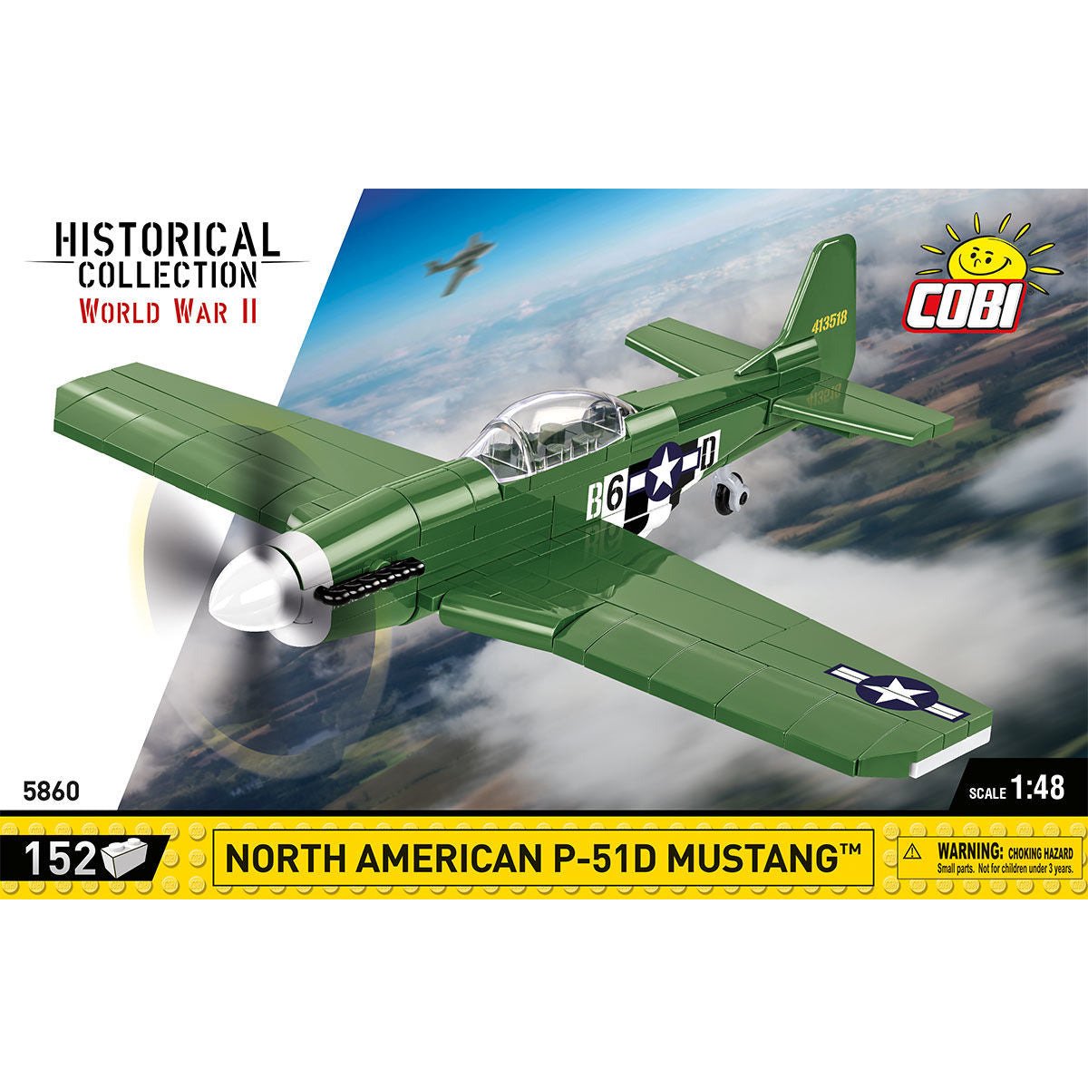 COBI North American P-51D Mustang : Set #5860 – COBI Official Store