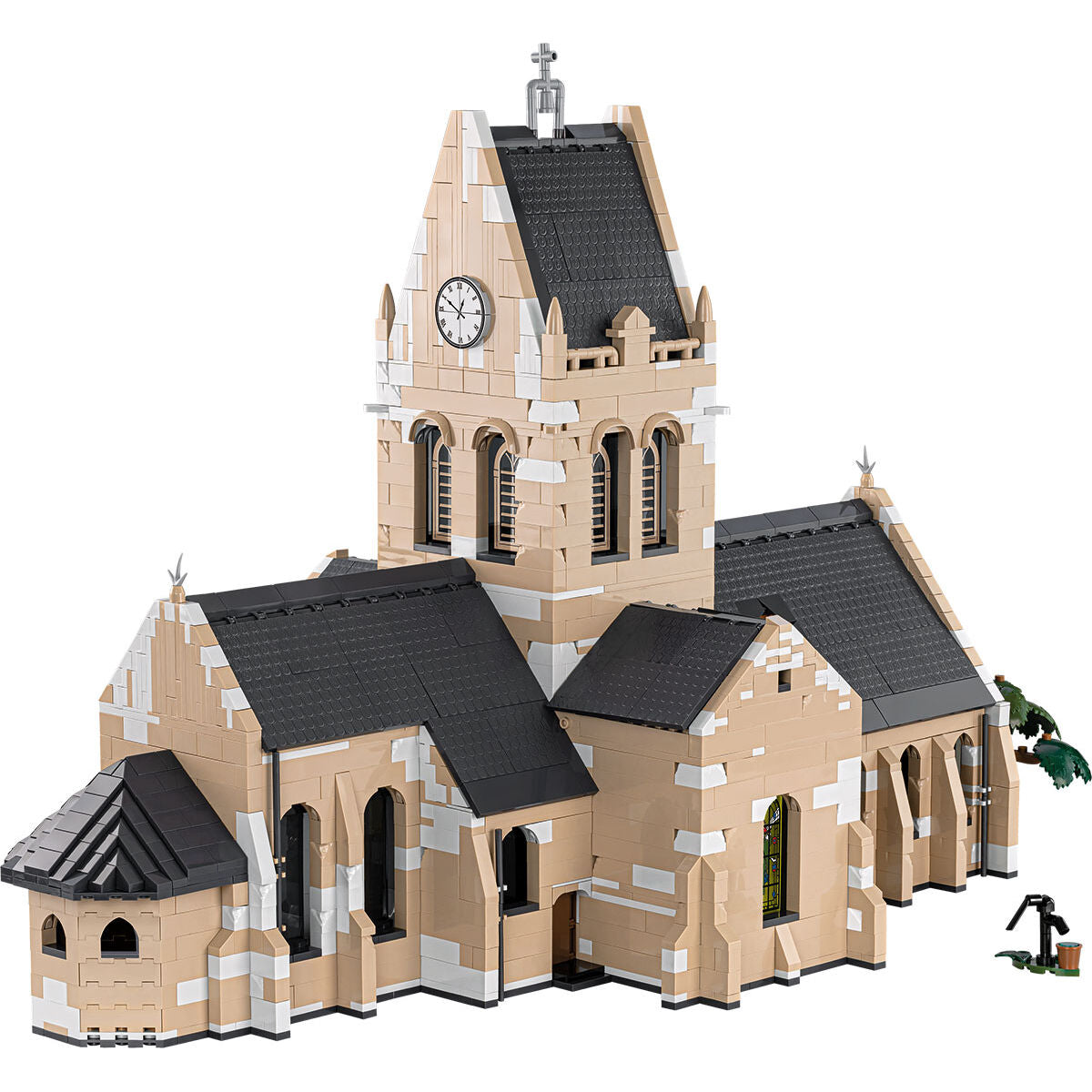 L'église de Sainte-Mère-L'église en cobi L'église de Sainte-Mère-L'église en cobi