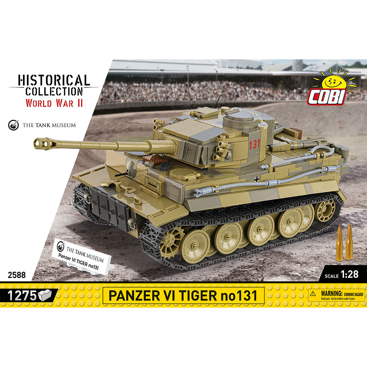COBI Tank Museum Panzer Tiger VI No. 131 Tank: Set #2588 – COBI