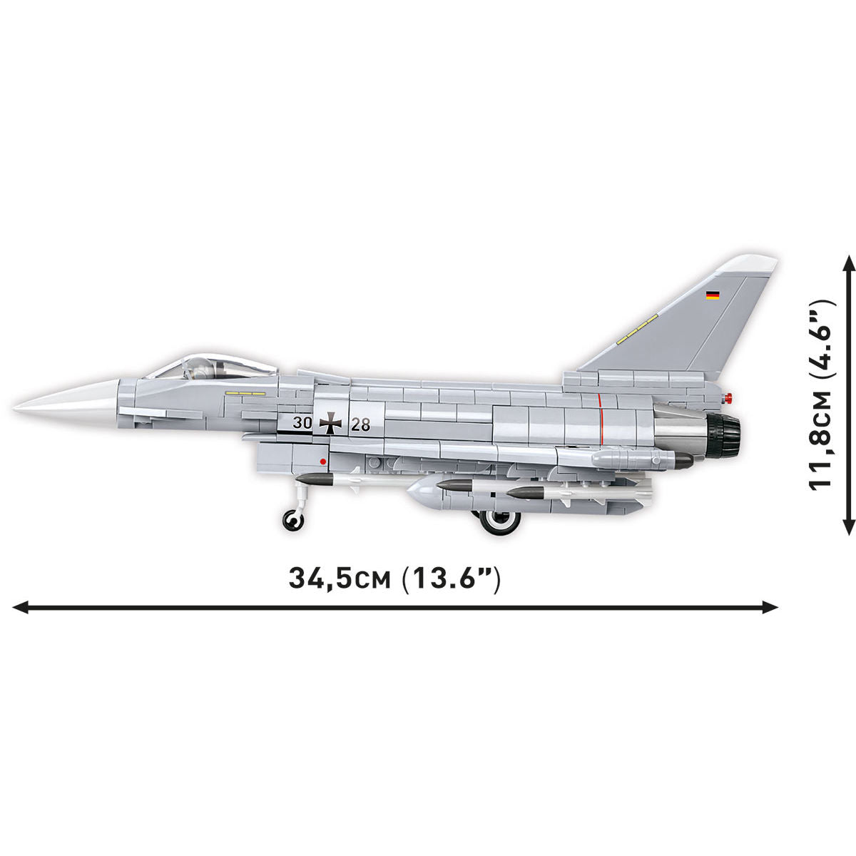 COBI Eurofighter Typhoon Jet Fighter (Germany) : Set #5848