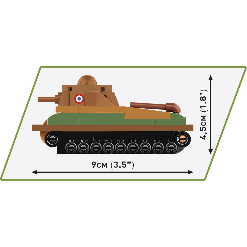 COBI Somua S-35 Tank 1:72 Scale: Set #3093