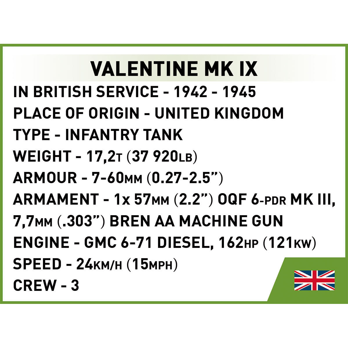 Tanques COBI Renault R35, Valentine IX y Panzer I 1:48: Set n.° 2740