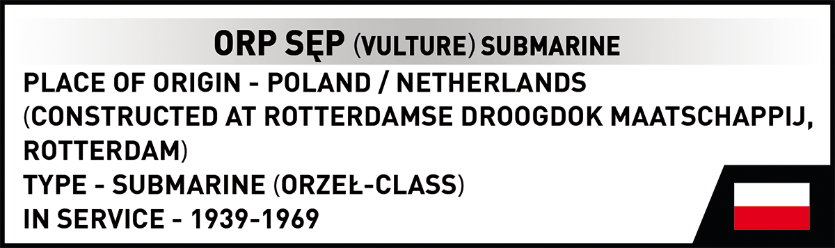 COBI ORP Sęp Submarine : Set #4856