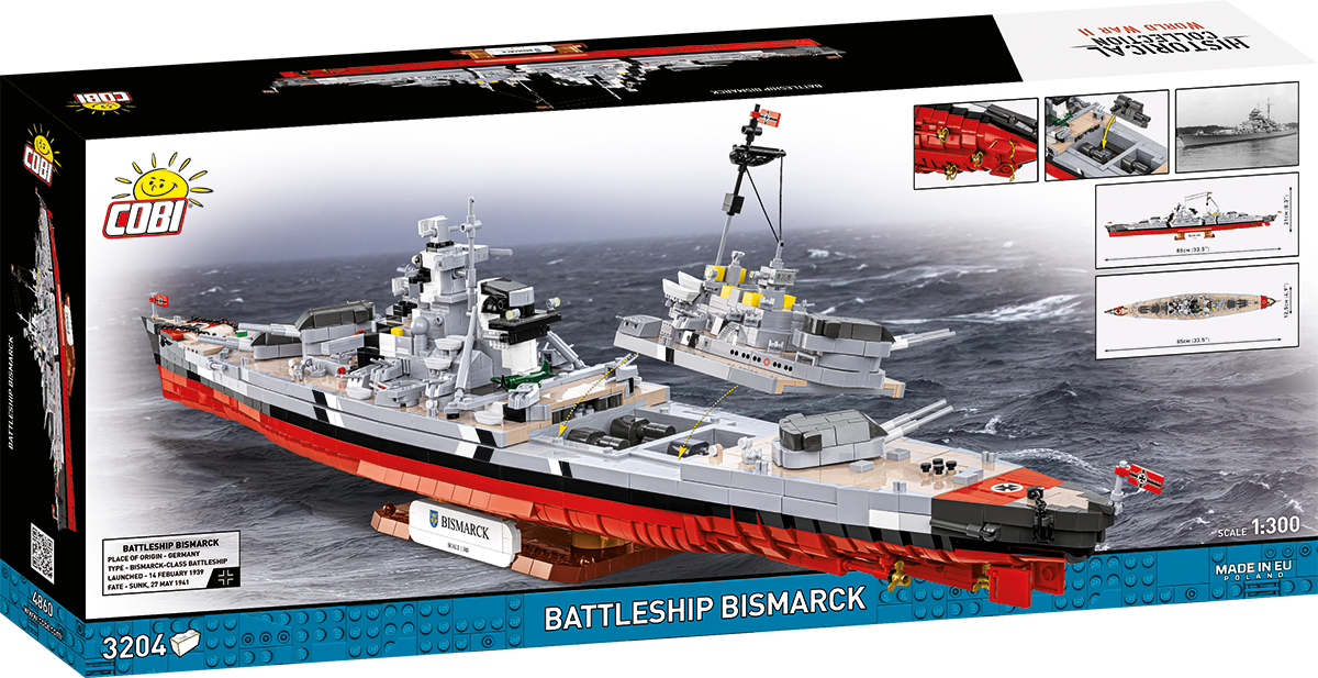 COBI Battleship Bismarck: Set #4860