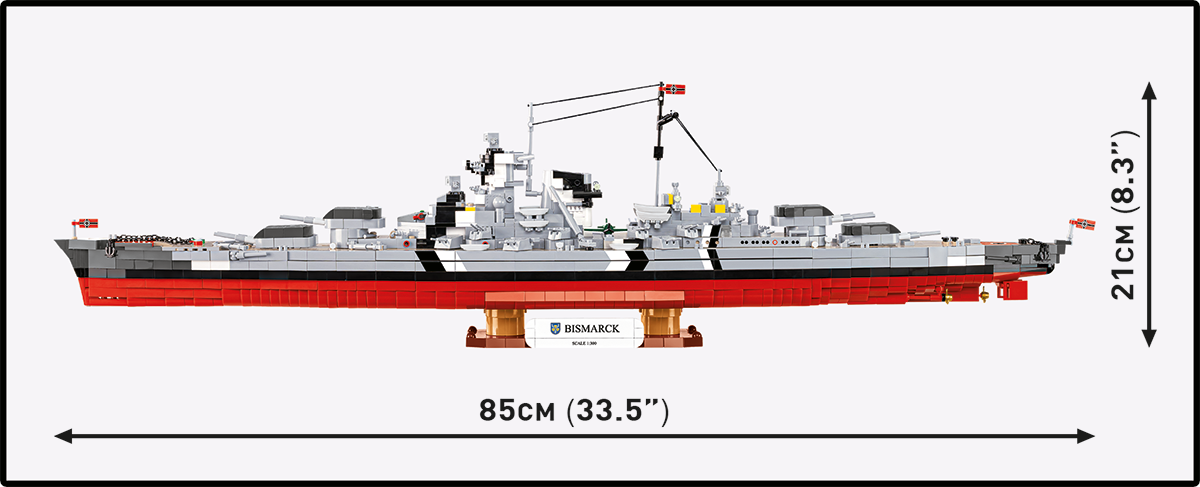 Corazzata Bismarck COBI: SET #4860