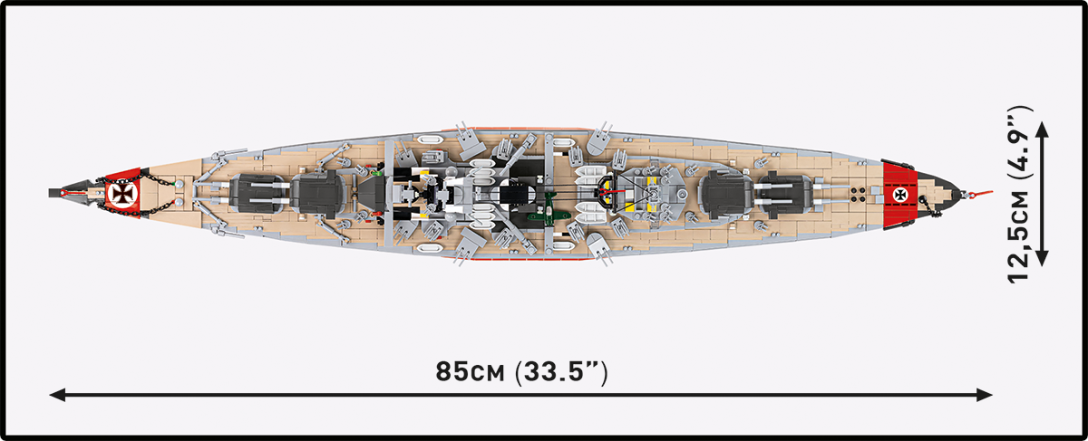 COBI Battleship Bismarck: Set #4860