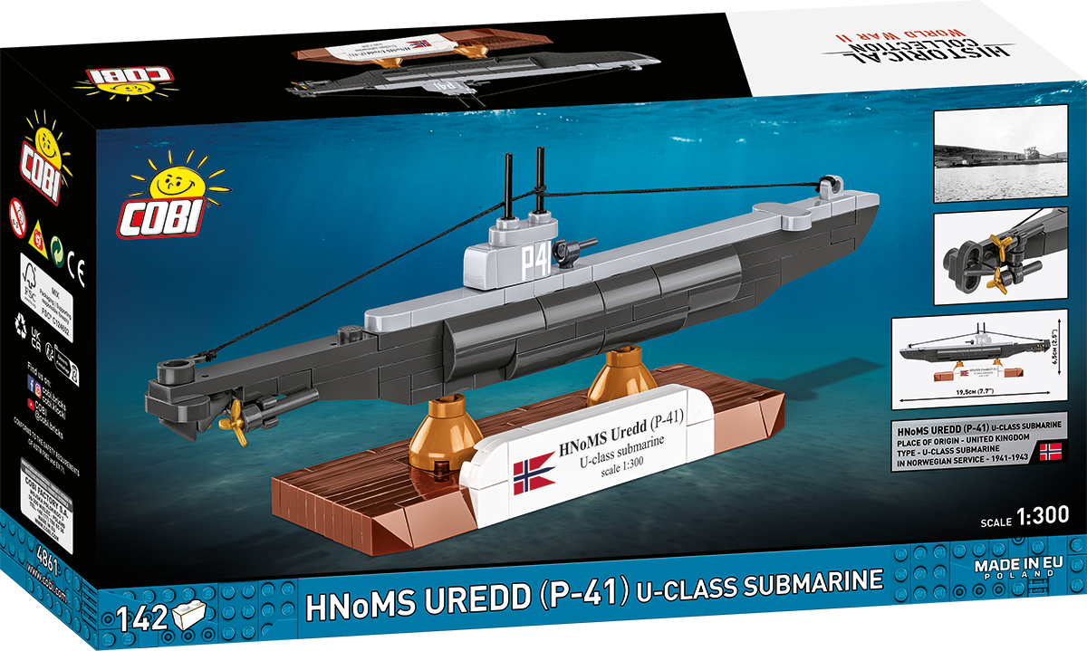 COBI HNoMS Uredd (P-41) U-Class Submarine : Set #4861