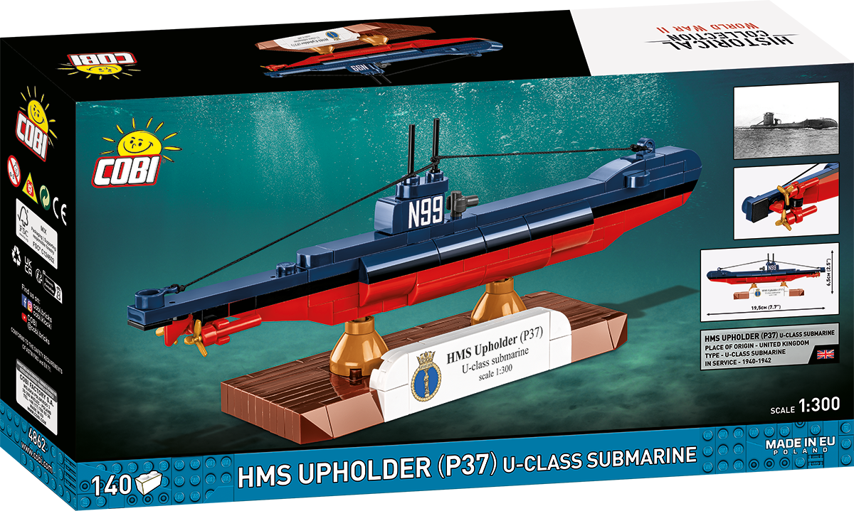 COBI HMS Upholder (P37) U-Class Submarine : Set #4862