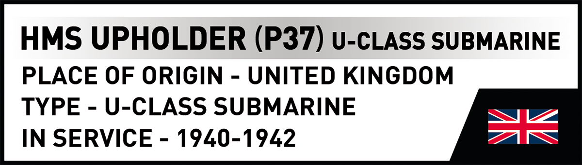 COBI HMS Upholder (P37) U-Class Submarine : Set #4862