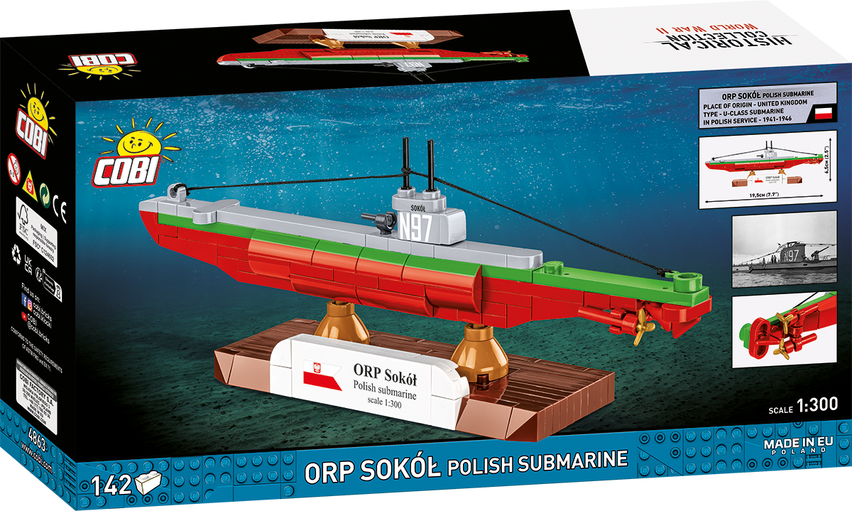 COBI ORP Sokół Polish Submarine : Set #4863