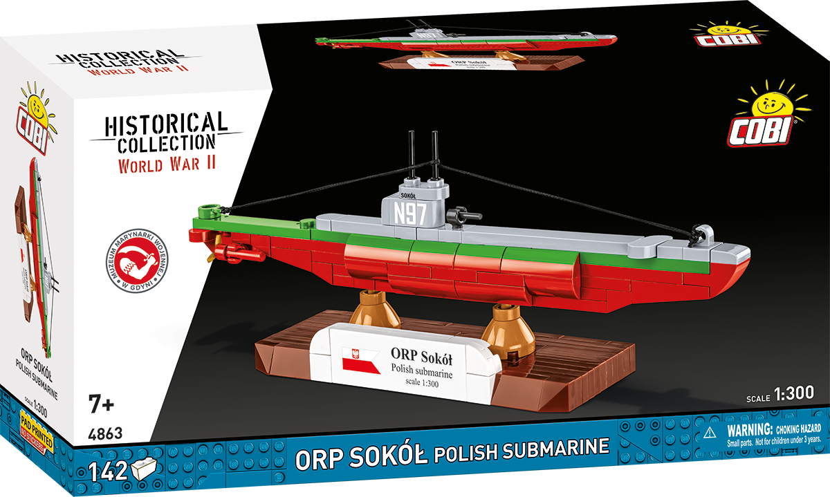 COBI ORP Sokół Polish Submarine : Set #4863