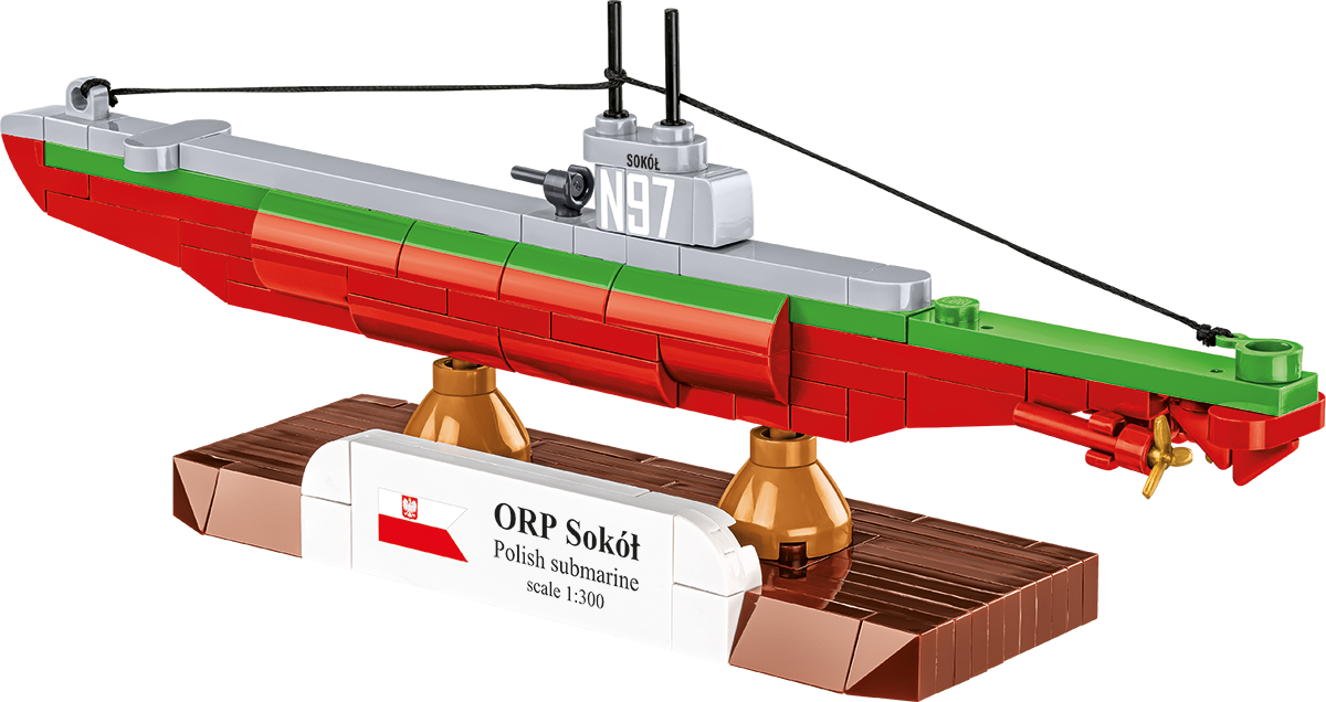 COBI ORP Sokół Polish Submarine : Set #4863