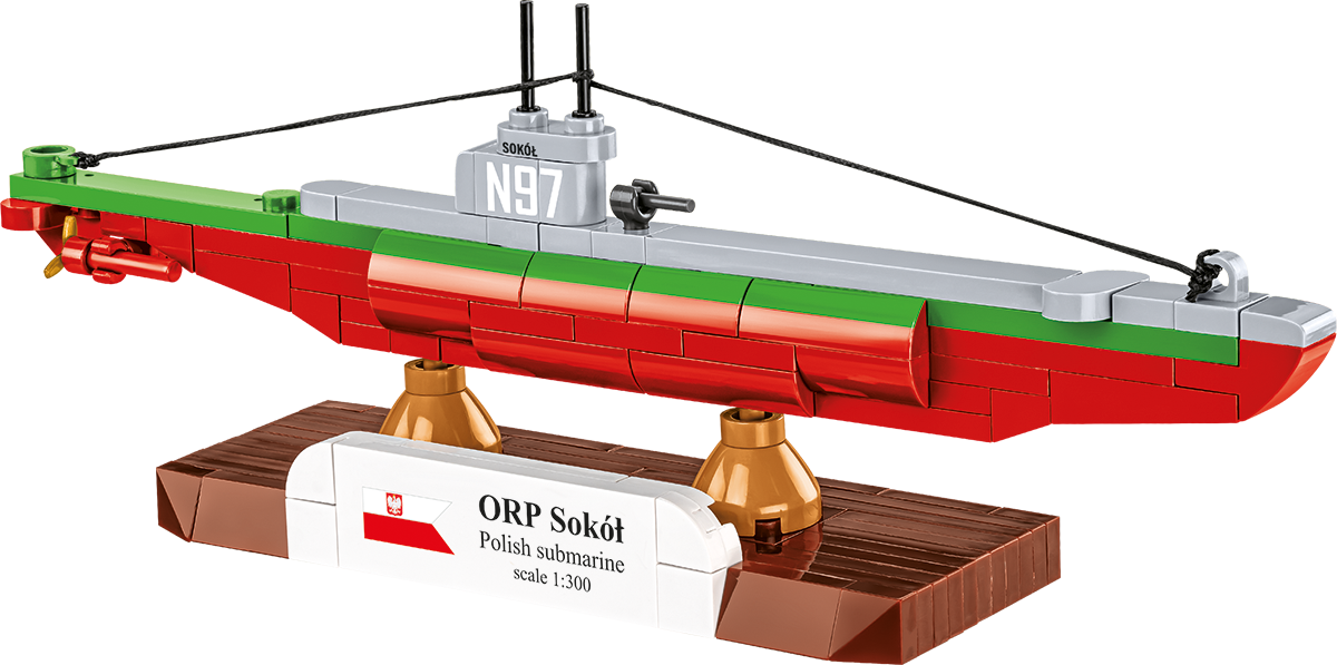 COBI ORP Sokół Polish Submarine : Set #4863