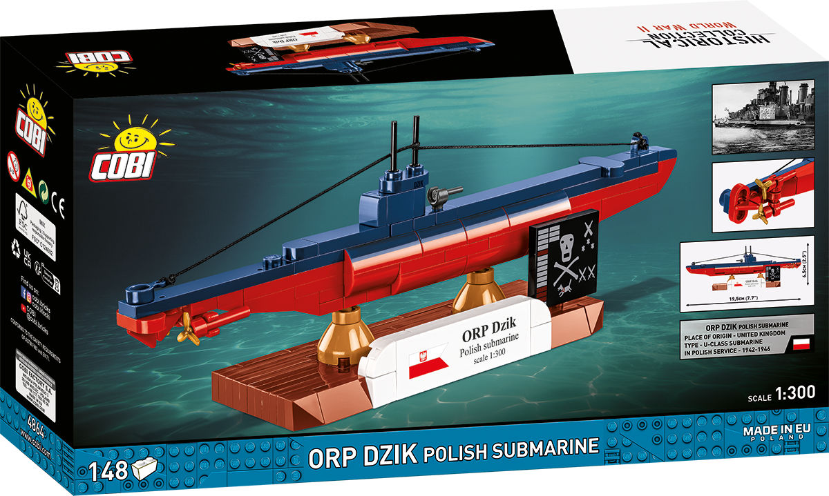 COBI ORP Dzik Polish Submarine : Set #4864