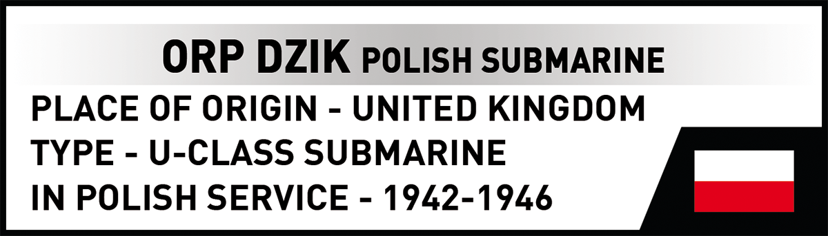 COBI ORP Dzik Polish Submarine : Set #4864