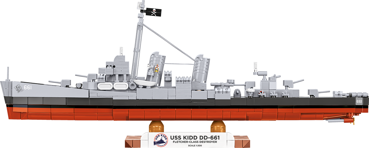 COBI USS Kidd DD-661 Destroyer: Set #4866