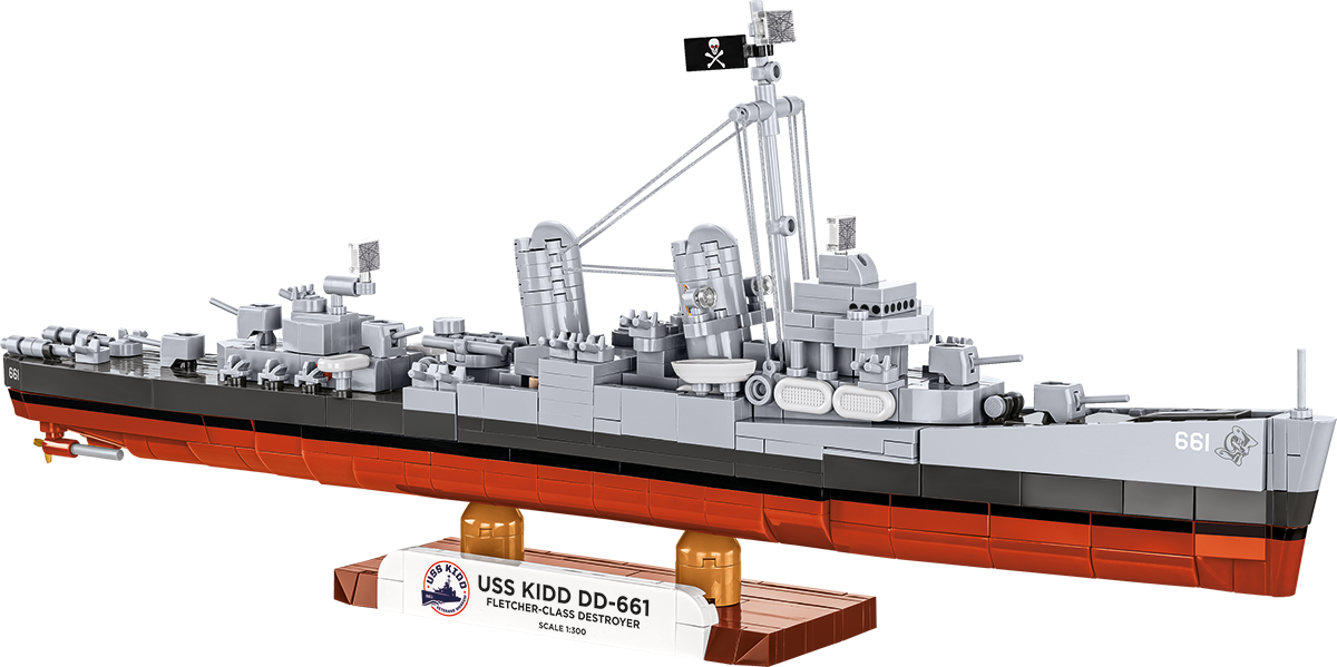 COBI USS Kidd DD-661 Destroyer: Set #4866