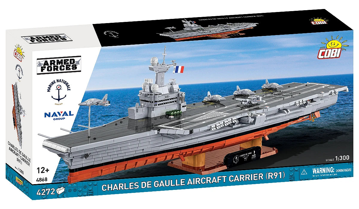 COBI Charles de Gaulle Aircraft Carrier (R91): Set #4868