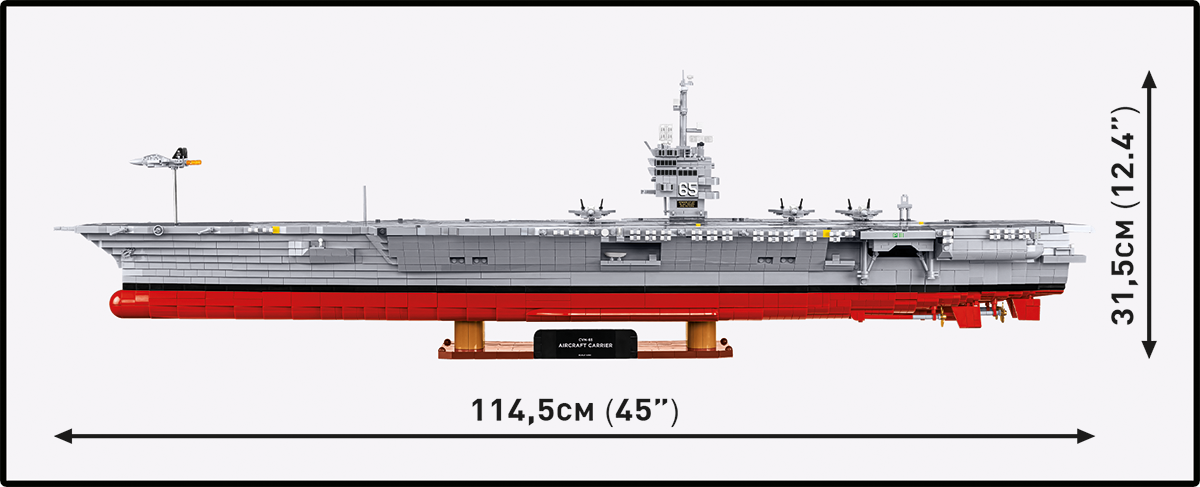 COBI CVN-65 Aircraft Carrier: Set #4869