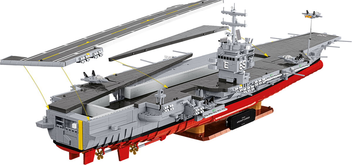 COBI CVN-65 Aircraft Carrier: Set #4869