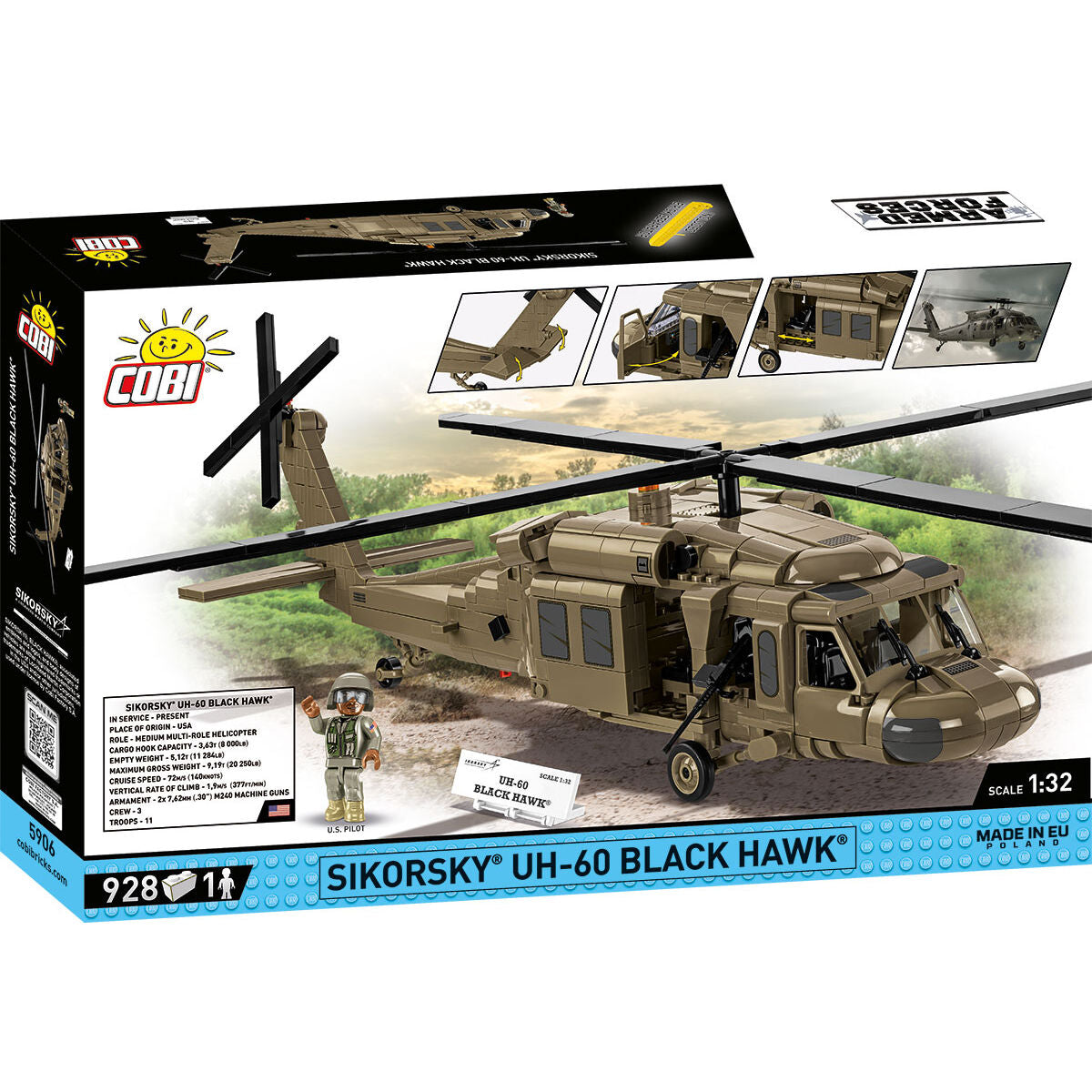 Helicóptero COBI Sikorsky UH-60 Black Hawk: Conjunto n.° 5906