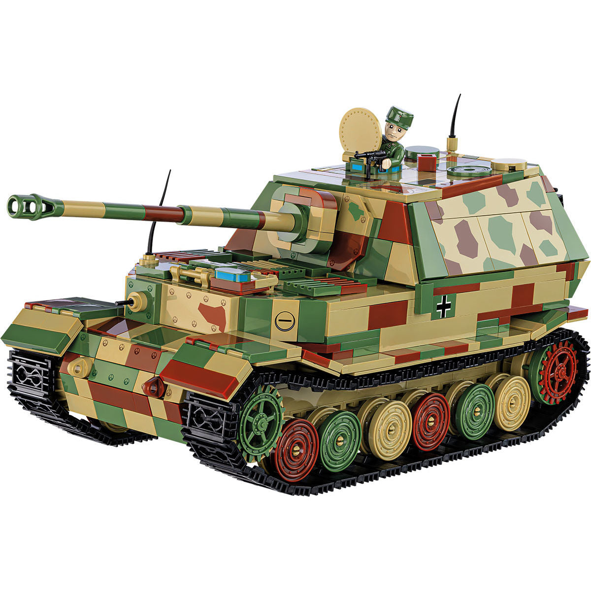 COBI PanzerJager Tiger (P) Elefant Tank Destroyer: Set n.° 2582