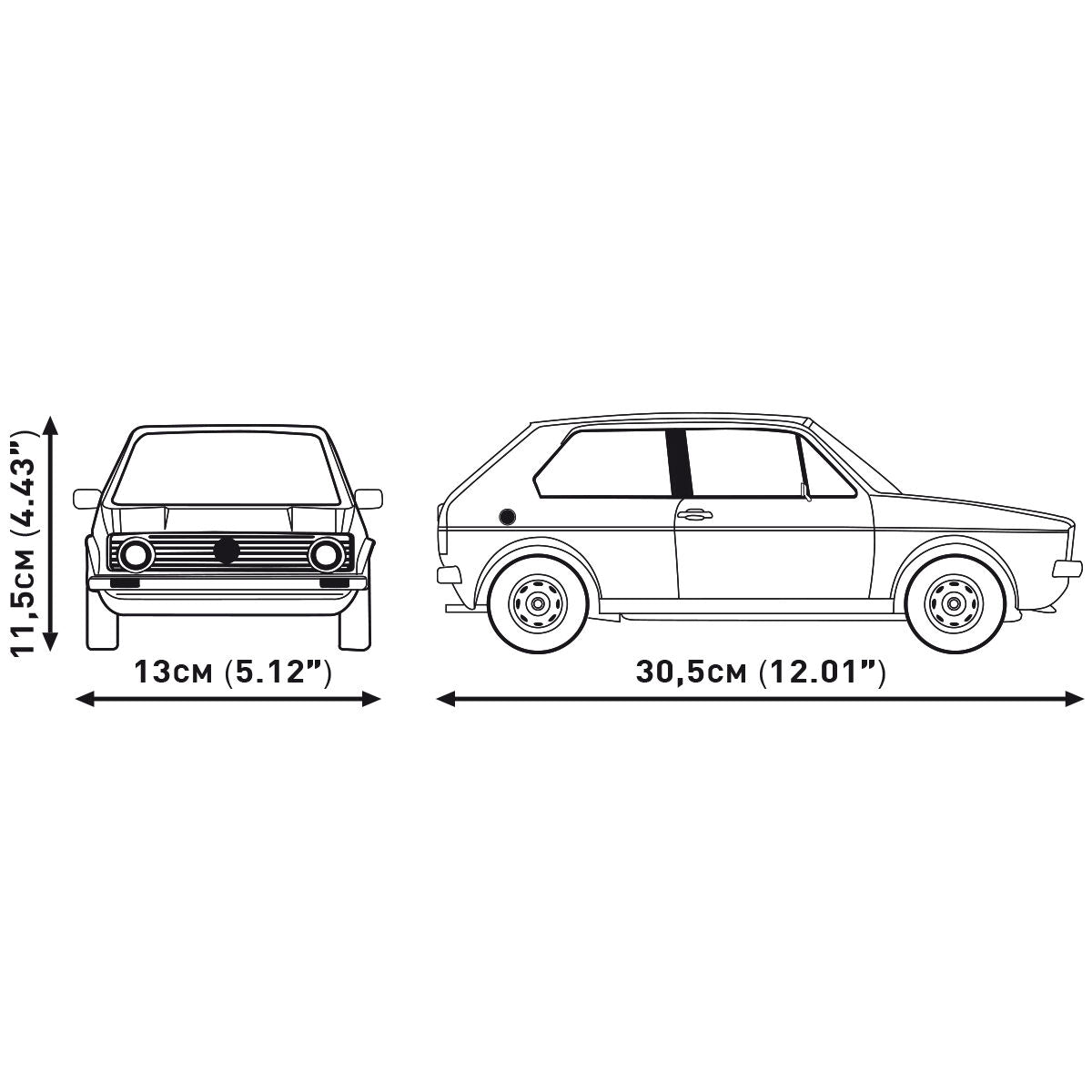 COBI EXECUTIVE EDITION Volkswagen GOLF GTI: Set #24358 – COBI