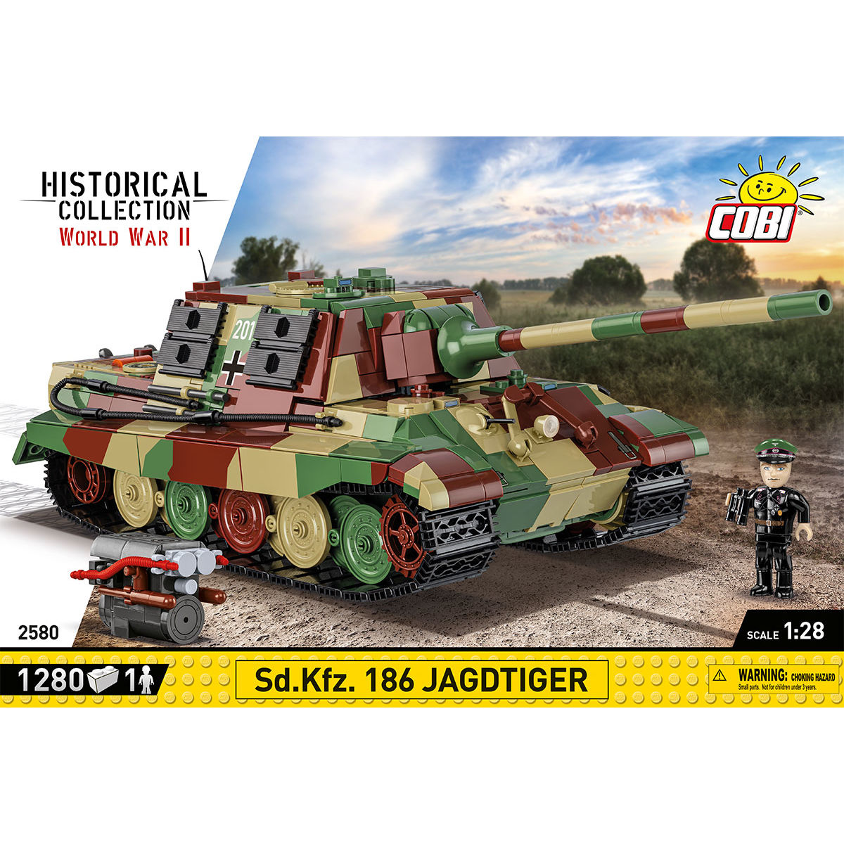 COBI PanzerJäger Tiger Heavy Tank Destroyer : Set #2580 – COBI
