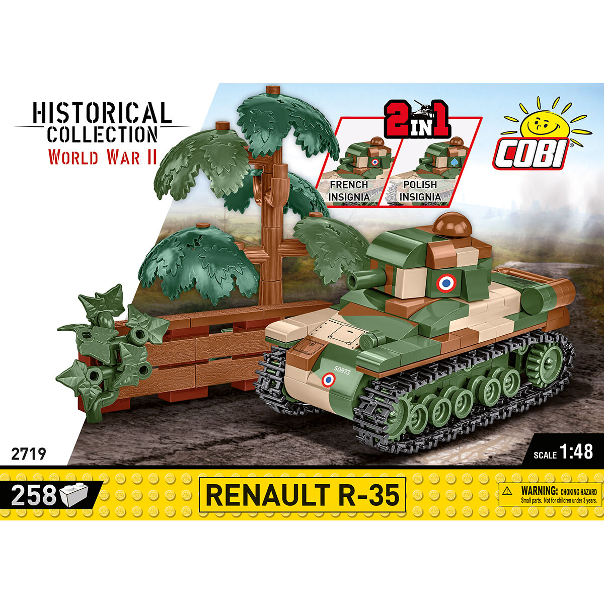 COBI Renault R-35 Tank 1:48: Set #2719