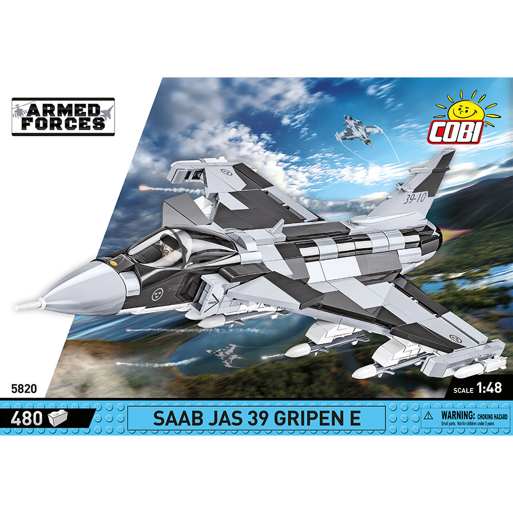 Jet de combate COBI SAAB JAS 39 Gripen E: Juego n.° 5820