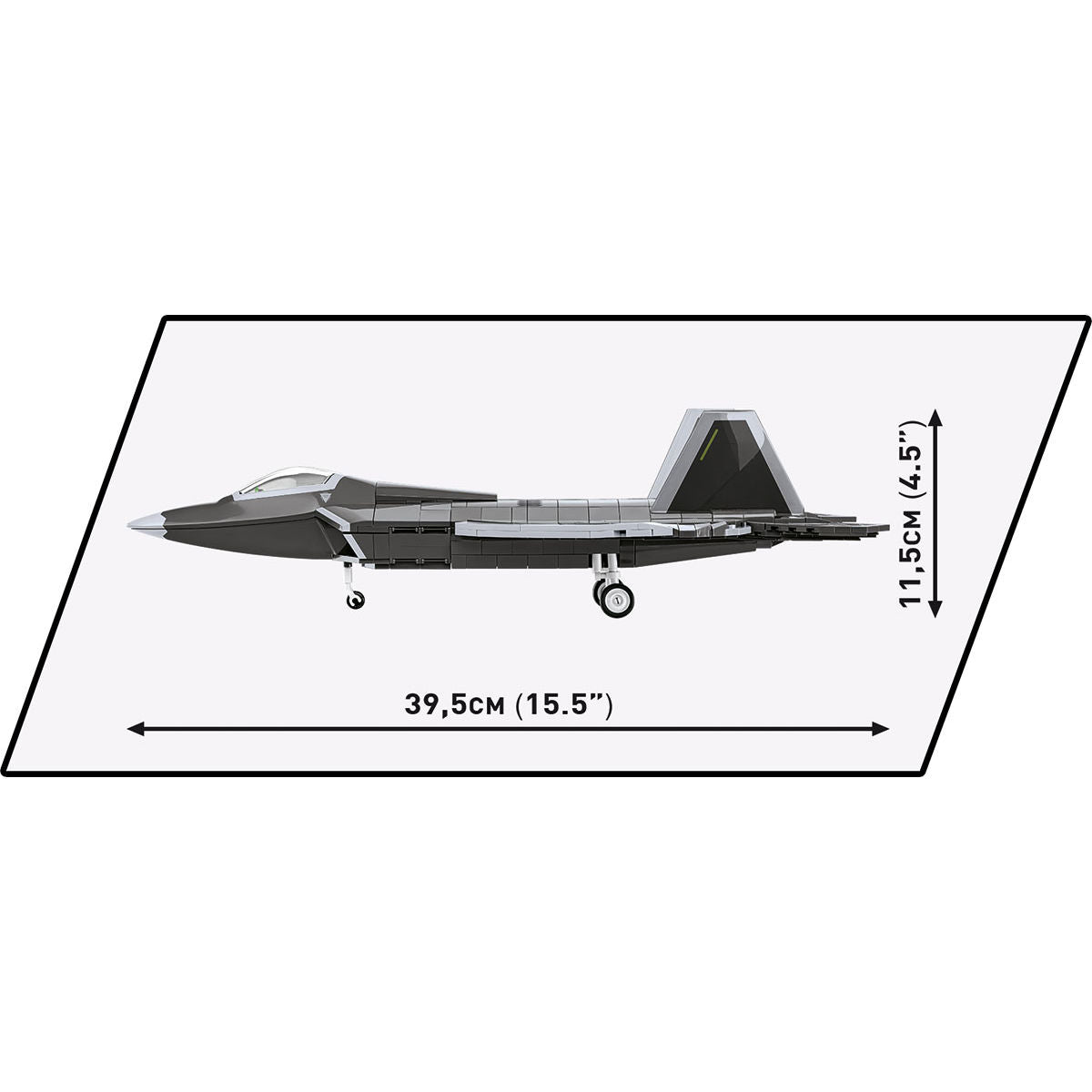 Avión de combate COBI Lockheed F-22 Raptor: Conjunto n.° 5855