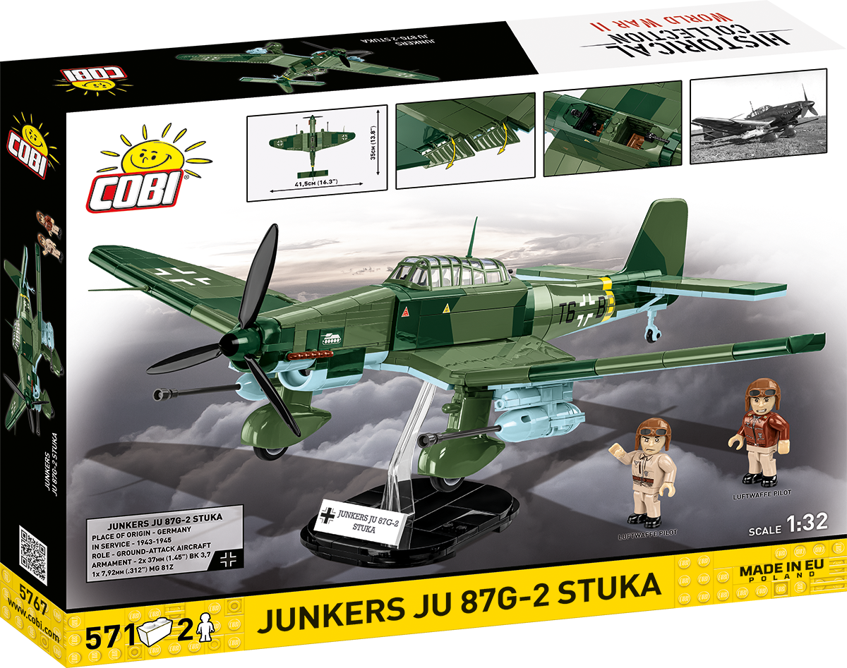Bombardiere in picchiata Junkers JU 87G-2 STUKA COBI: SET #5767
