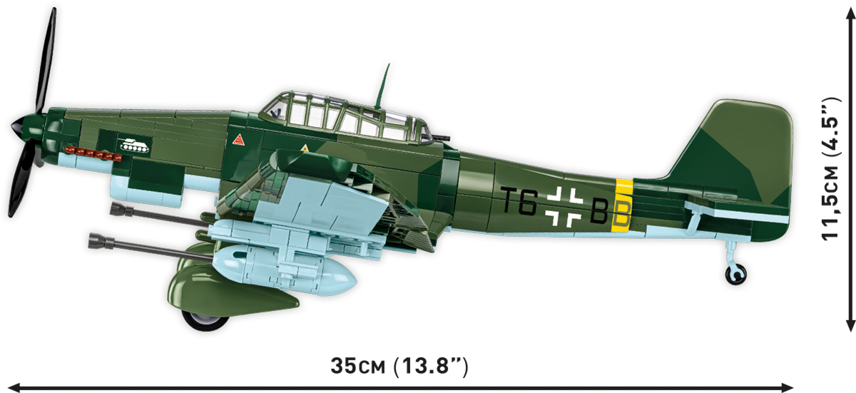 Bombardiere in picchiata Junkers JU 87G-2 STUKA COBI: SET #5767