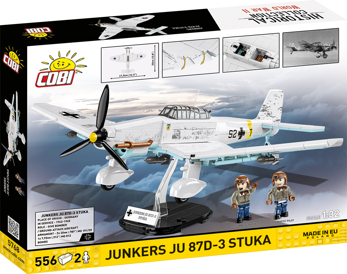 Bombardier en piqué Junkers JU 87D-3 STUKA COBI : SET #5768