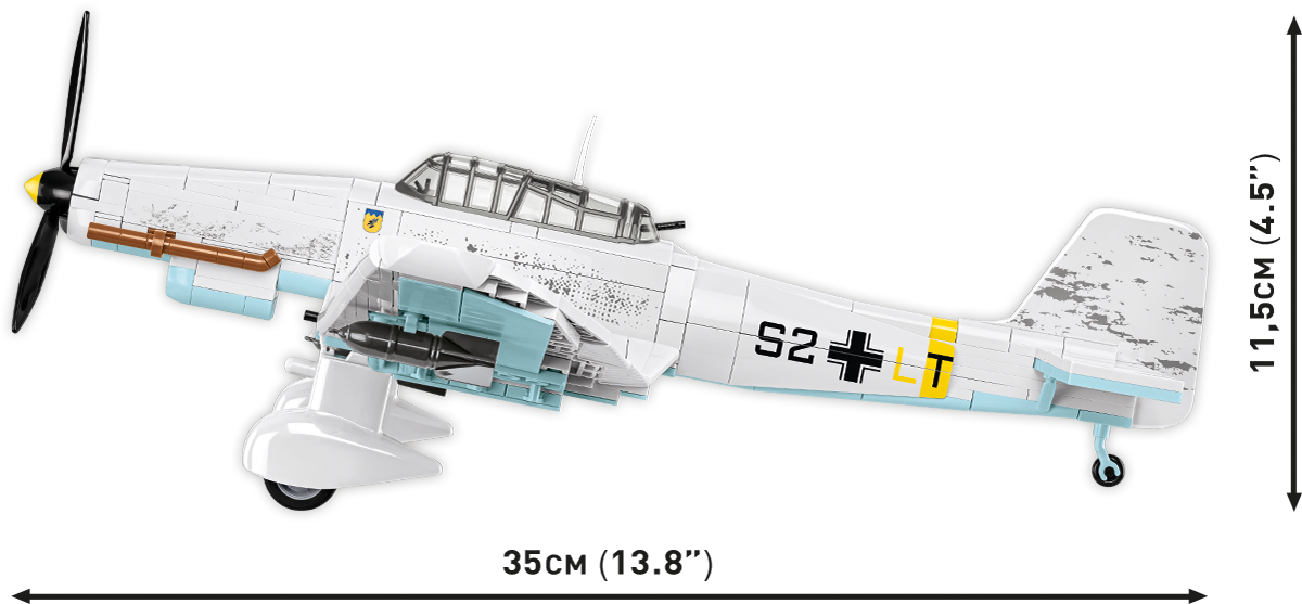 Bombardier en piqué Junkers JU 87D-3 STUKA COBI : SET #5768