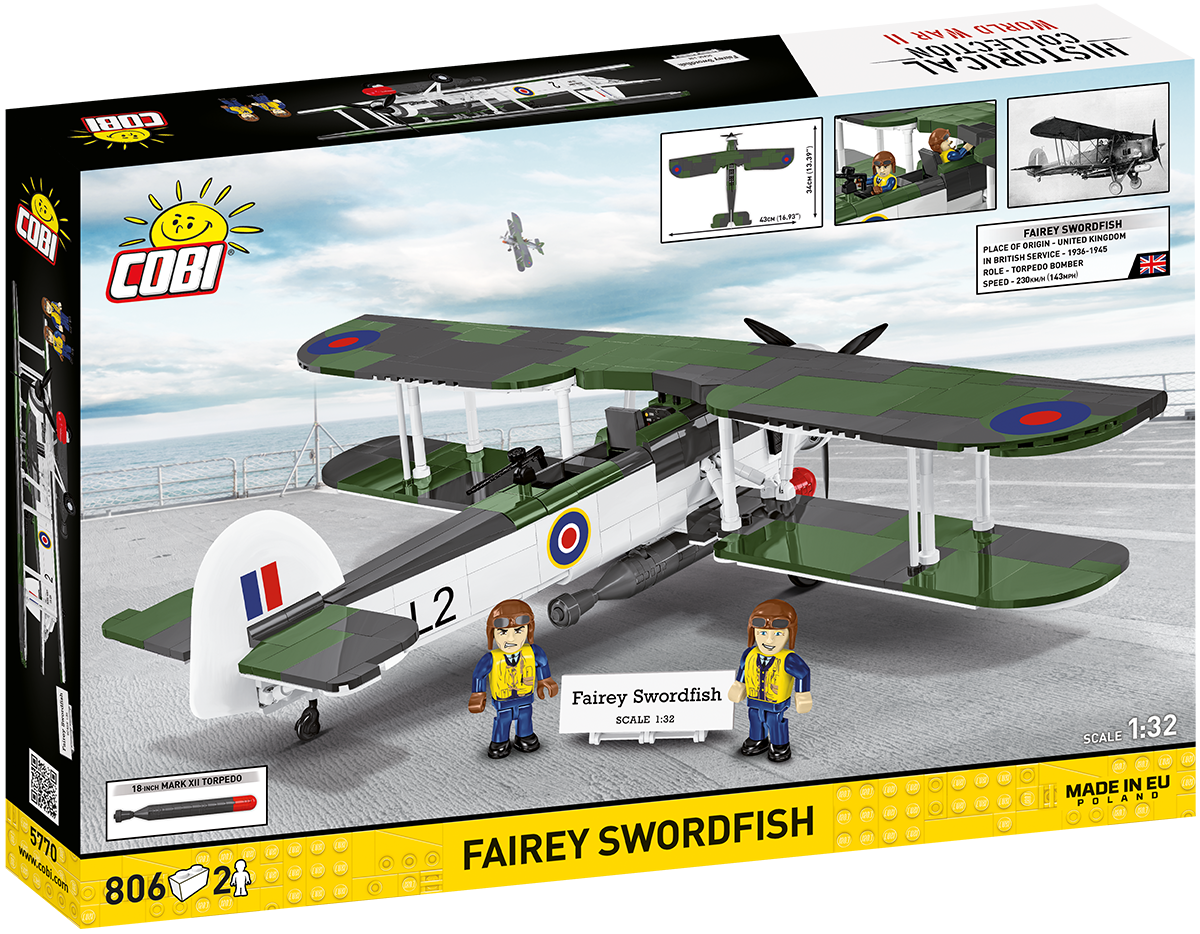 COBI Fairey Swordfish Torpedo Bomber: Set #5770