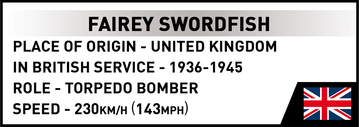 COBI Fairey Swordfish Torpedo Bomber: Set #5770