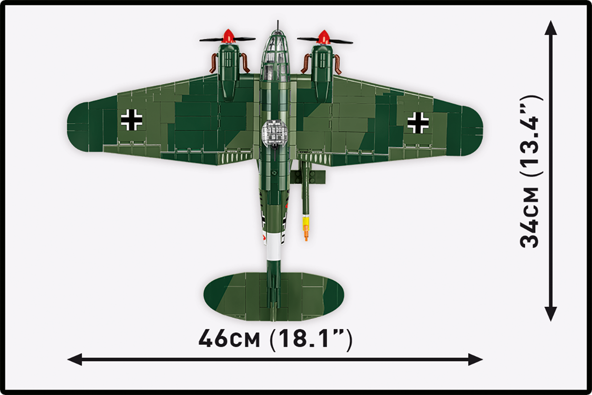 COBI Heinkel HE 111 H-22 Medium Bomber w/ V1 Flying Bomb: Set #5771