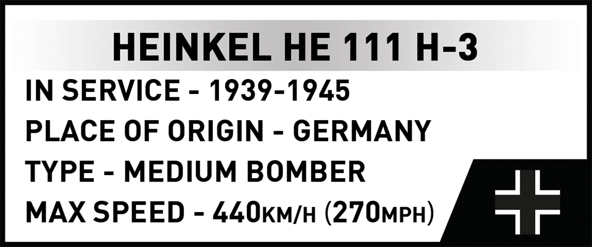 COBI Heinkel HE 111 H-3 Medium Bomber : Set #5772