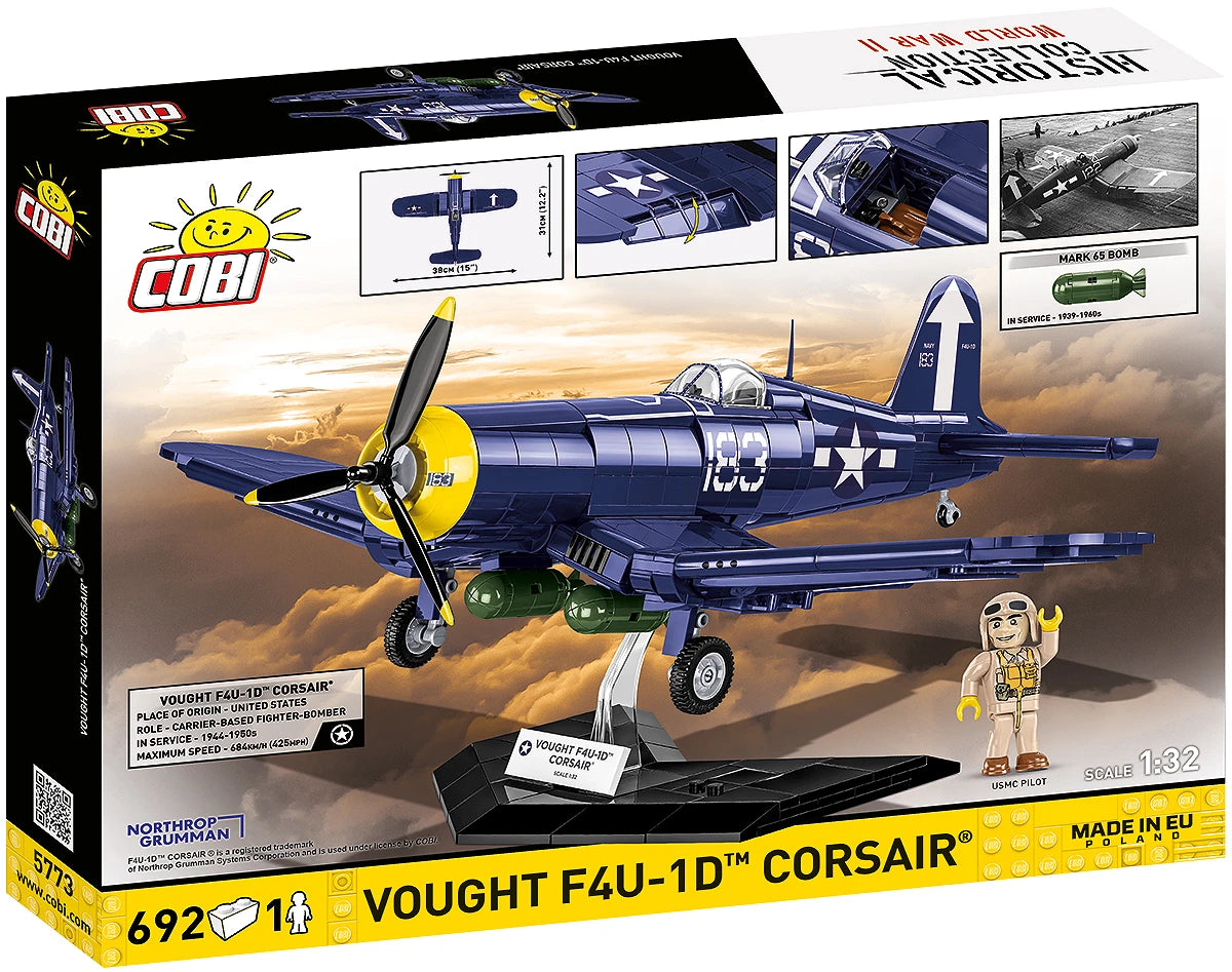 COBI Vought F4U-1D Corsair Fighter Aircraft: Set #5773