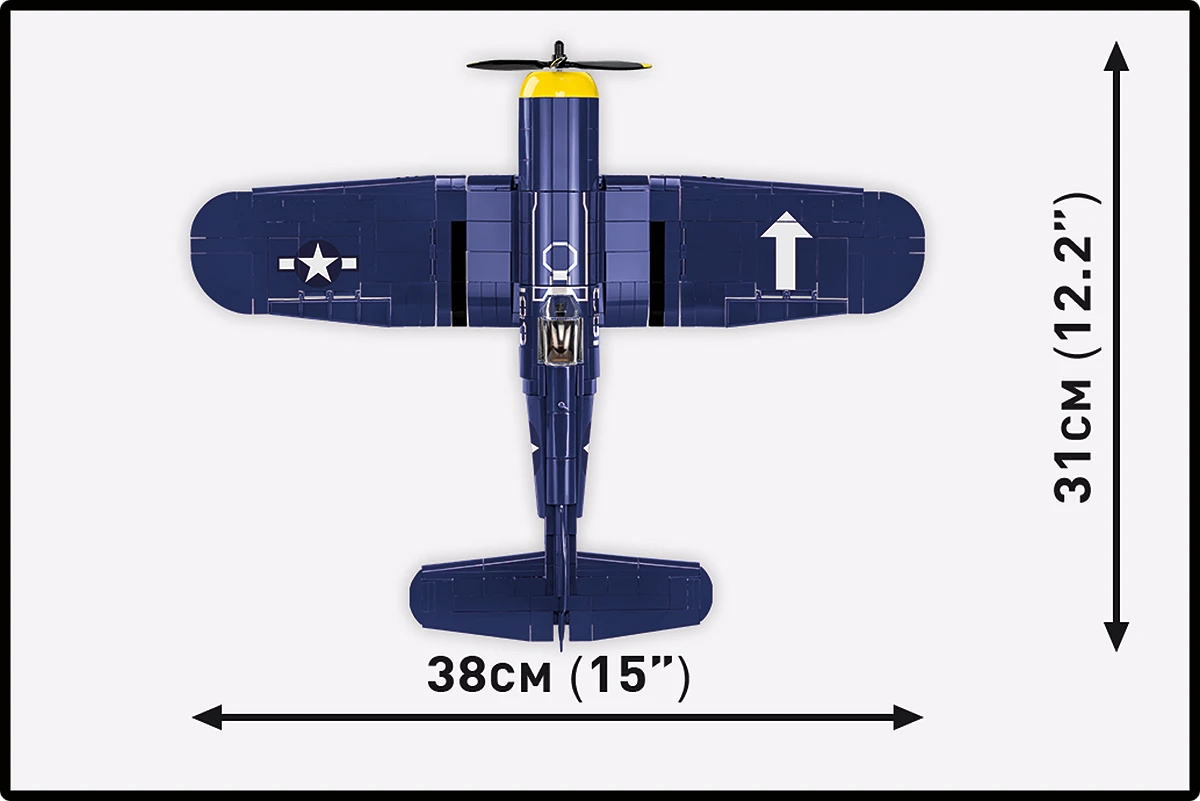 COBI Vought F4U-1D Corsair Fighter Aircraft: Set #5773