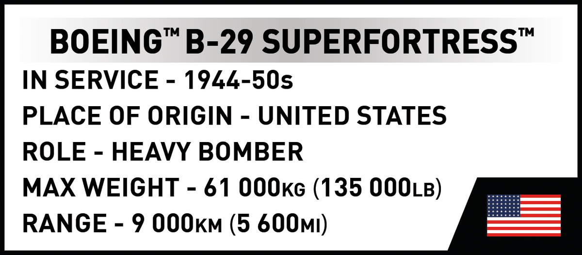 COBI Boeing B-29 Superfortress Bomber: Set #5774