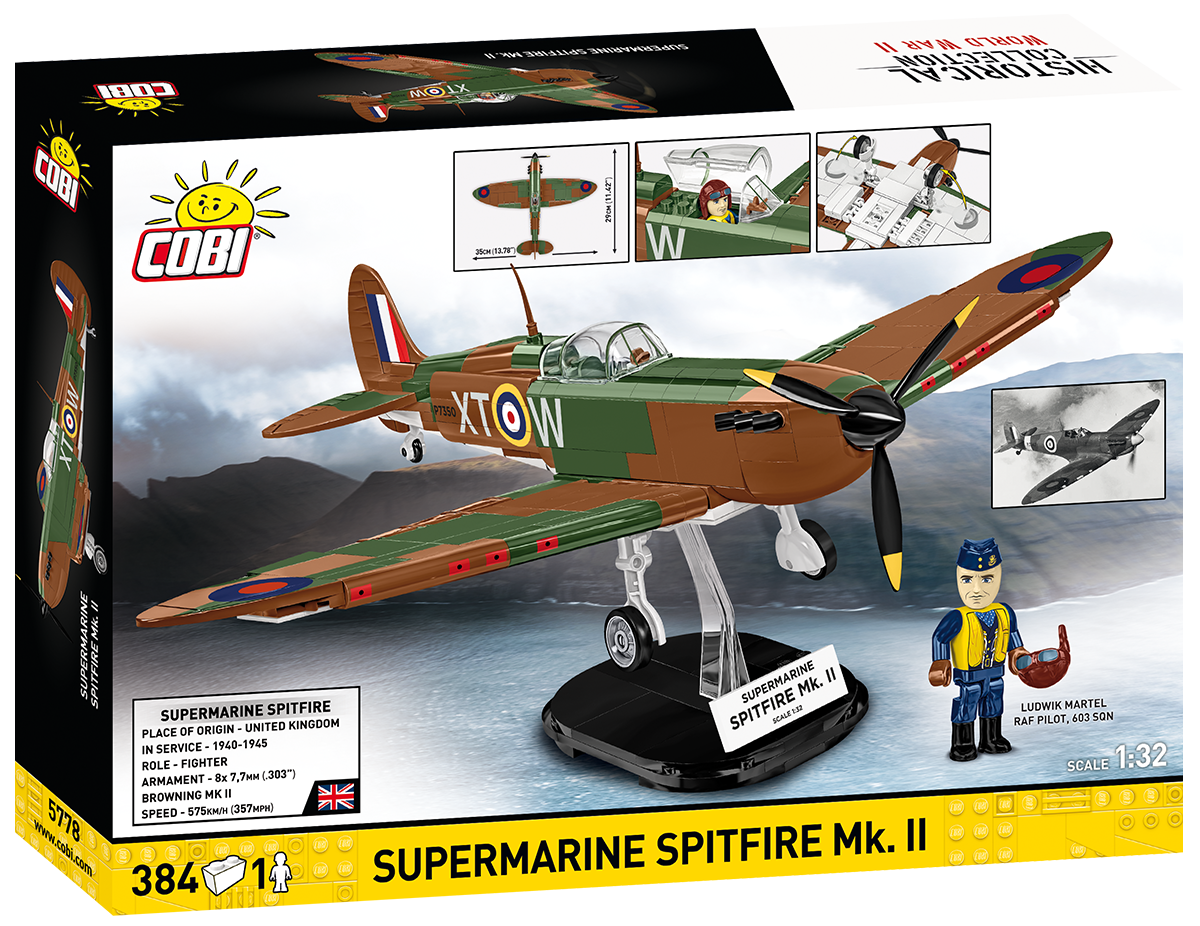 COBI Supermarine Spitfire Mk.II Fighter : Set #5778
