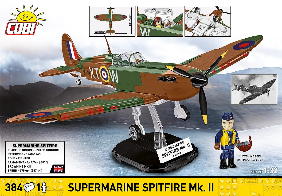 COBI Supermarine Spitfire Mk.II: Set #5778