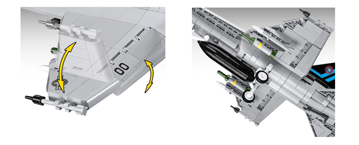Avión COBI TOP GUN F/A-18E Super Hornet, versión 2: SET #5805A