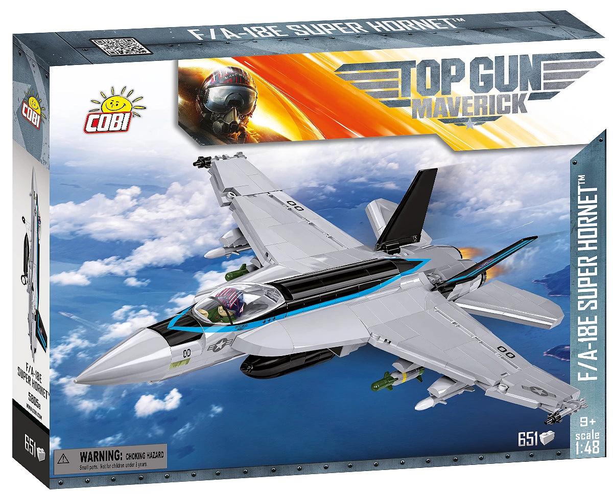 Avión COBI TOP GUN F/A-18E Super Hornet, versión 2: SET #5805A